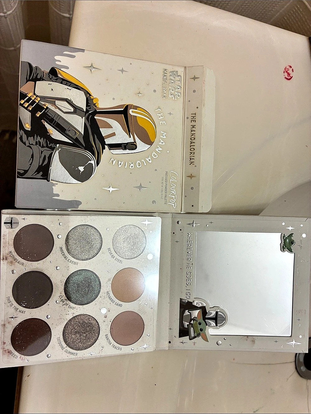 Star Wars Mandalorian, colorpop  Palette Eyeshadow Palette